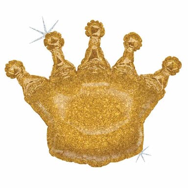 Фольгированный шар-фигура Золотая Корона
