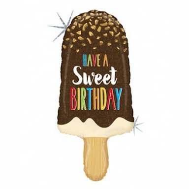 Фольгированный шар-фигура Эскимо Happy Birthday