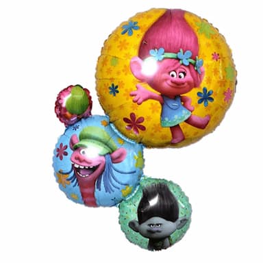 Фольгированный шар-фигура Тролли